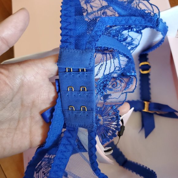 Agent Provocateur NWT - Jayce Suspender in Cobalt | Size 1 - Picture 10 of 11